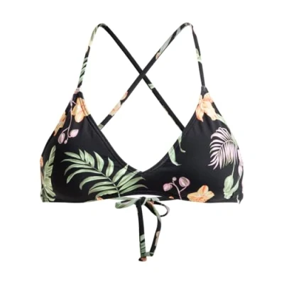 Afbeelding van Roxy Classics Athletic Bikinitop, Dames, Maat: XL, Anthracite island escape