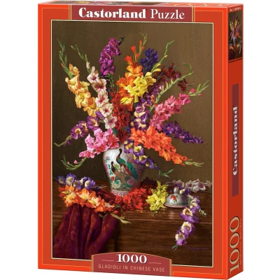 Afbeelding van Gladioli in Chinese Vase Puzzel 1000 Stukjes