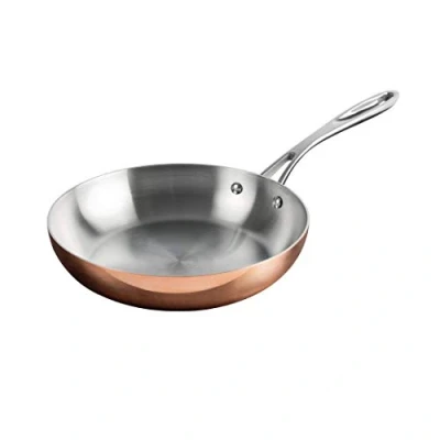 Afbeelding van Vogue Triwall koperen inductie koekenpan 24cm