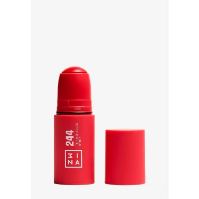 Afbeelding van 3ina THE Norules Stick 2in1: lip &amp; wang, Maat: 5 g, 244 red