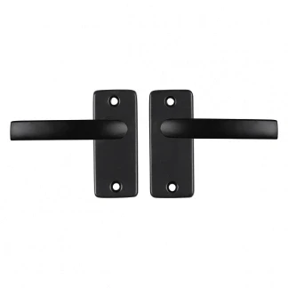 Afbeelding van Deurklink Starx (Aluminium, Zwart)