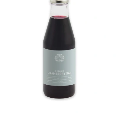 Afbeelding van Mattisson Biologische Cranberry Sap Ongezoet 750 ml