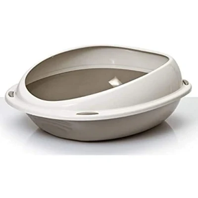 Afbeelding van AIME Ovale kattenbak Met verwijderbare lip Voor cat