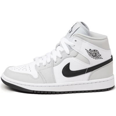 Afbeelding van Nike Air Jordan 1 Mid, Grey Fog/Black White, BQ6472 015, EUR 36.5