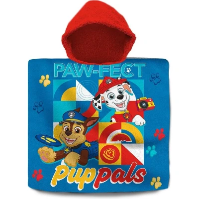 Afbeelding van Paw Patrol Poncho 60X120 Cm Katoen