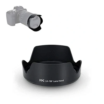Afbeelding van JJC Canon RF 24 240 mm F4 6.3 IS USM lenszonneklep vervangt EW 78F zonneklep