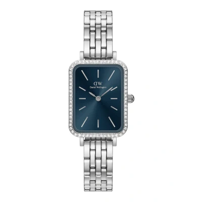 Afbeelding van Daniel Wellington Quadro Lumine Bezel LINK Arctic S Horloge silvercoloured, Maat: One Size, Silver coloured
