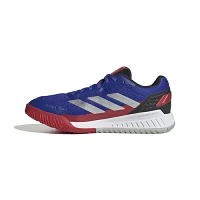Afbeelding van adidas Courtquick Padel Schoenen Heren Schoenen, Lucid Blue / Zilver Metallic Red