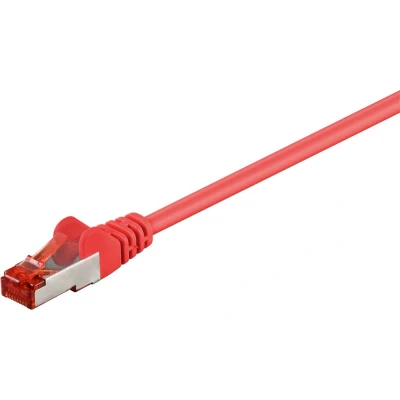 Afbeelding van goobay Netwerkkabel RJ 45 (M) naar 3 m SFTP, PiMF CAT 6 gevormd rood