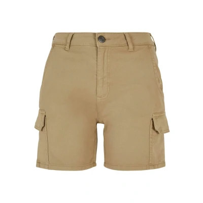Afbeelding van Urban Classics HIGH Waist Shorts, Dames, Maat: 31, Unionbeige