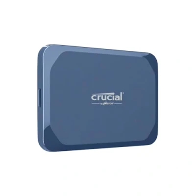 Afbeelding van Crucial X10 8 TB draagbare externe SSD harde schijf, tot 2100 MB/s, USB C 3.2 Gen2, stof en waterbestendigheid conform IP65, mat blauw CT8000X10SSD9 02