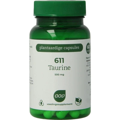 Afbeelding van AOV 611 Taurine 500mg Vegacaps