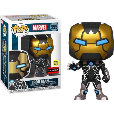 Afbeelding van Funko! POP Exclusive Marvel: 80th Iron Man #555 (AAA Exclusive)