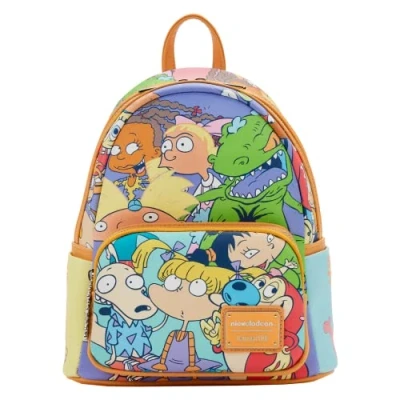 Afbeelding van Loungefly Nickelodeon 90s Color Block Mini Rugzak