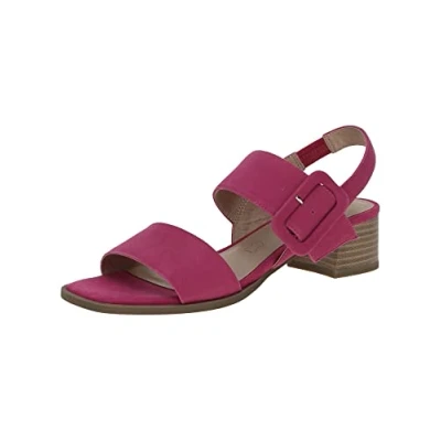 Afbeelding van Caprice Sandalen Fuchsia suede, Dames, Maat: 40, suede Veloursleer