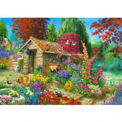 Afbeelding van Bluebird Puzzle The Garden Shed 500 Teile.