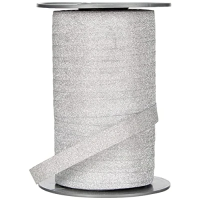 Afbeelding van Krullint Glitter Zilver 10mm