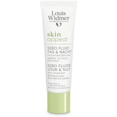 Afbeelding van Louis Widmer Skin Appeal Sebo Fluide Dag &amp; Nacht ZP Crème 30ml