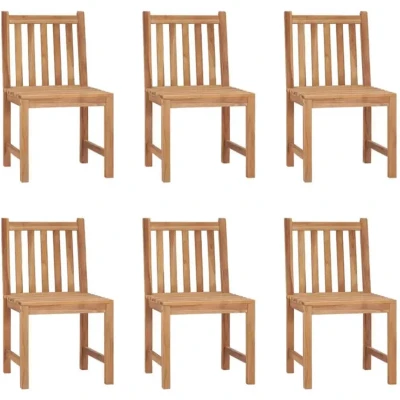Afbeelding van Tuinstoelen Massief Teakhout