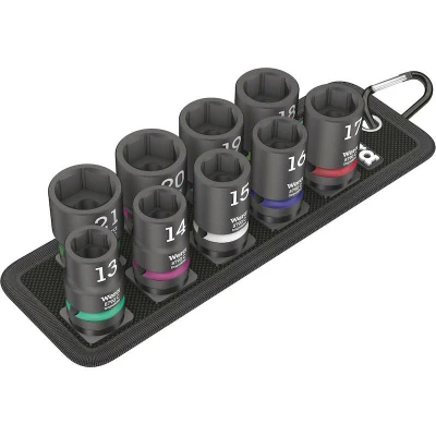 Image de WERA Belt C Impaktor 1 jeu de douilles avec 1/2&quot; drive 10 pieces 05004580001