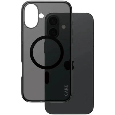 Afbeelding van CARE by PanzerGlass Flagship Case Smokey Urban Combat w. Zwart MagSafe iPhone 16 Plus