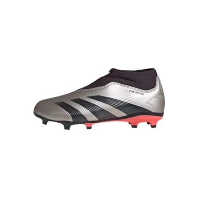 Afbeelding van adidas Performance Predator League LL FG Unisex Voetbalschoenen met kunststof noppen voor kinderen, Maat: 36 2/3, Platin metallic/aurora black/turbo