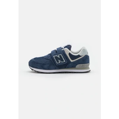 Afbeelding van New Balance 574 Unisex Sneakers laag voor kinderen, Maat: 29, Navy Leer en textiel