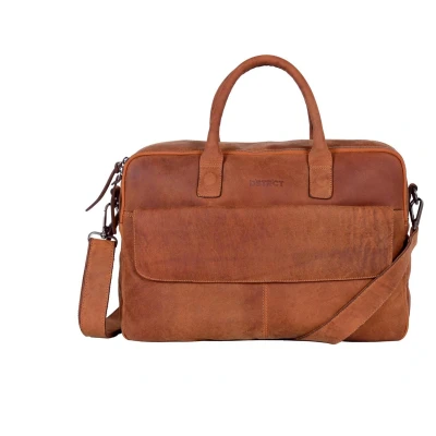 Afbeelding van DSTRCT Wall Street Workingbag 17&quot; cognac