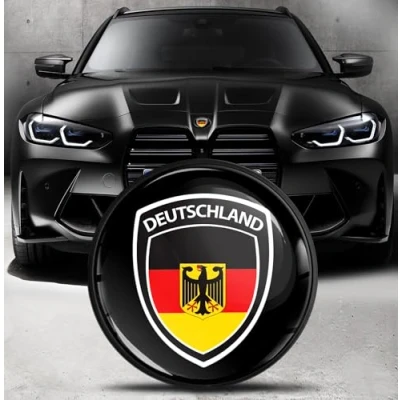 Afbeelding van Biomar Labs Badge voor motorkap en kofferbak compatibel met BMW embleem 82 mm 51148132375 EO 3