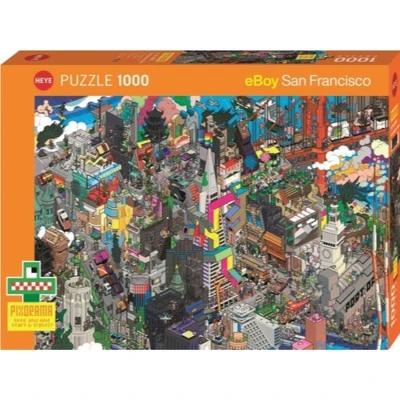 Afbeelding van Puzzel San Francisco Quest 1000 st. Heye 30055