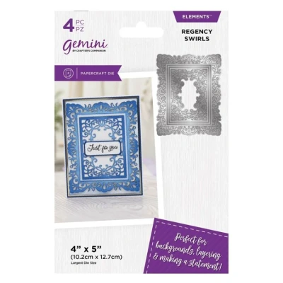 Afbeelding van Gemini Elements Everyday Nesting Snijmal Regency Swirls