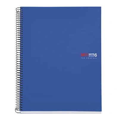 Afbeelding van Miquel Rius 422039 notitieboek, omslag, polypropyleen, A4, 150 vellen, blauw
