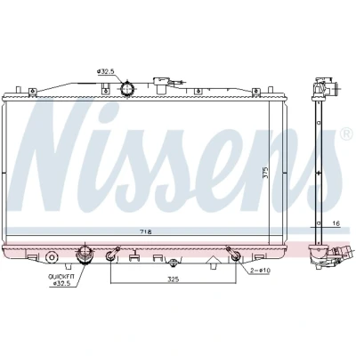 Afbeelding van Nissens Radiateur 68152