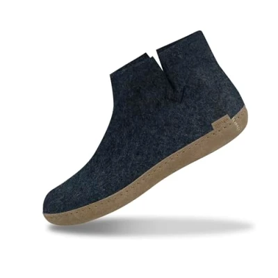 Afbeelding van Glerups Laars met leren zool Blauw 43