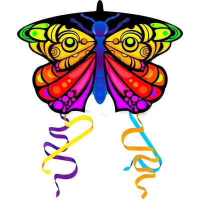 Afbeelding van Kites Ready 2 Fly Pop up Mini Nylon Vlieger Vlinder