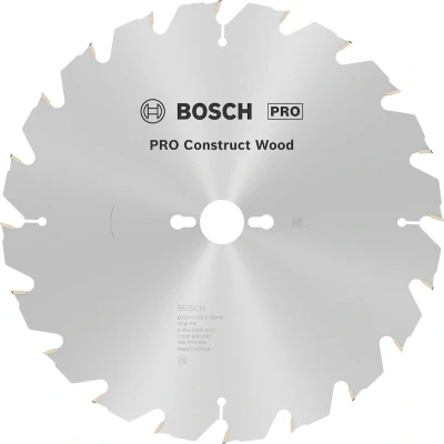 Afbeelding van Bosch Cirkelzaagblad 20 tanden Construct Wood FWF 300 x 30mm
