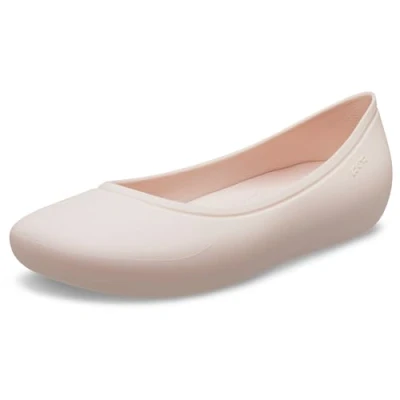 Afbeelding van Crocs Brooklyn Flat W 209384 6UR, Vrouwen, Beige, Sneakers, maat: 36/37