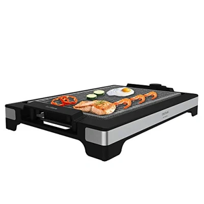 Image de Cecotec Tasty&amp;Grill 2000 Inox LineStone Gril électrique 919 cm ² acier inoxydable