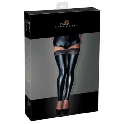 Afbeelding van Noir Handmade Wetlook Kousen Zonder Voeten