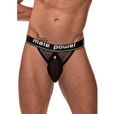 Afbeelding van Male Power Cockpit Cockring Jock black L/XL
