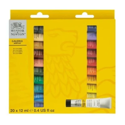 Afbeelding van Winsor&amp;Newton Galeria Acrylic 20 delige verfset