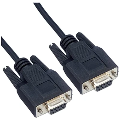 Afbeelding van Cables To Go DB9 vrouwelijk/DB9 vrouwelijk modem kabel, zwart, 2 m