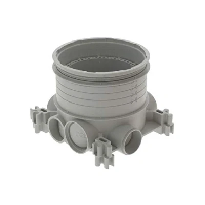 Afbeelding van Legrand enkelvoudige inbouwdoos Batibox multihouder diepte 50mm Platinum (081988)