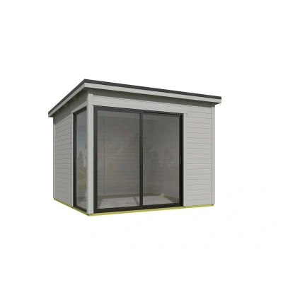 Afbeelding van Tuinhuis Julia 295x295 cm Platinum Grey Gecoat