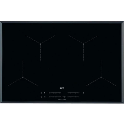 Afbeelding van AEG Iae84411fb Kookplaat Inductiekookplaat, 80 Cm, Sensecook Boil, 4 Zones, Direktouch, H²h, Facetrand