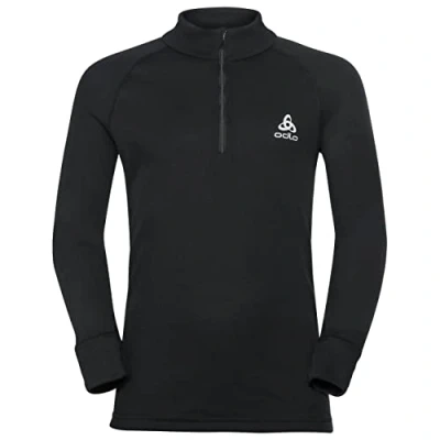 Afbeelding van Odlo Shirt Turtle neck Lange Mouwen Halve Rits ACTIVE W ZWART Maat 128