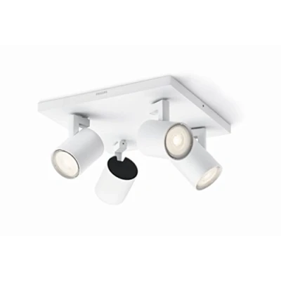 Afbeelding van Philips myLiving Led plafondlamp, 3,5 W, incl. lampen, metaal, wit, geïntegreerd, 230 volt, 24 x 10,9 cm, wit