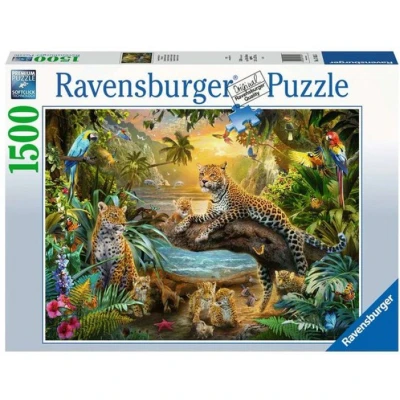 Afbeelding van Ravensburger Puzzel Luipaarden in de Jungle, 1500st.