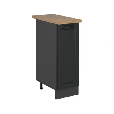 Afbeelding van Vicco Armoire à pharmacie R Line Anthracite Maison de campagne 30 cm Chêne AP