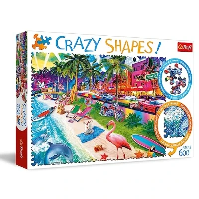 Afbeelding van Trefl Puzzles &quot;600 Crazy Shapes&quot; Miami Beach